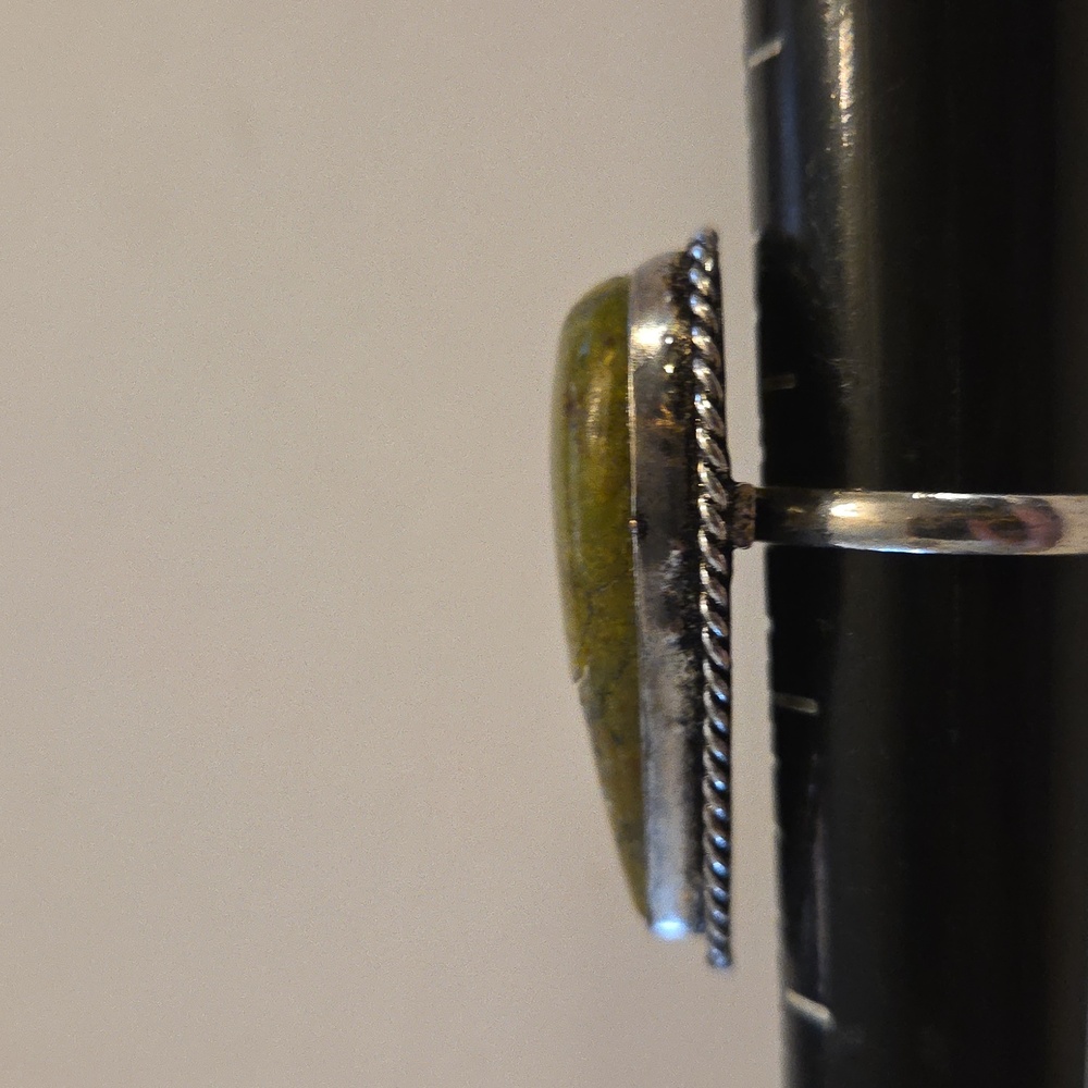 Natural Stone Statement Ring. #4736 - image 4